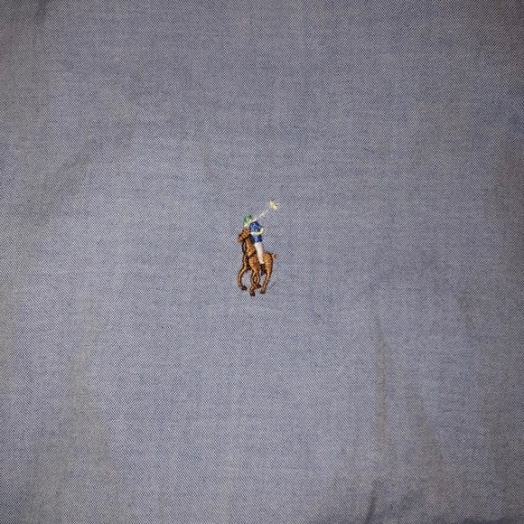 Men’s Ralph Lauren Blue Button Down Shirt - Picture 3 of 4